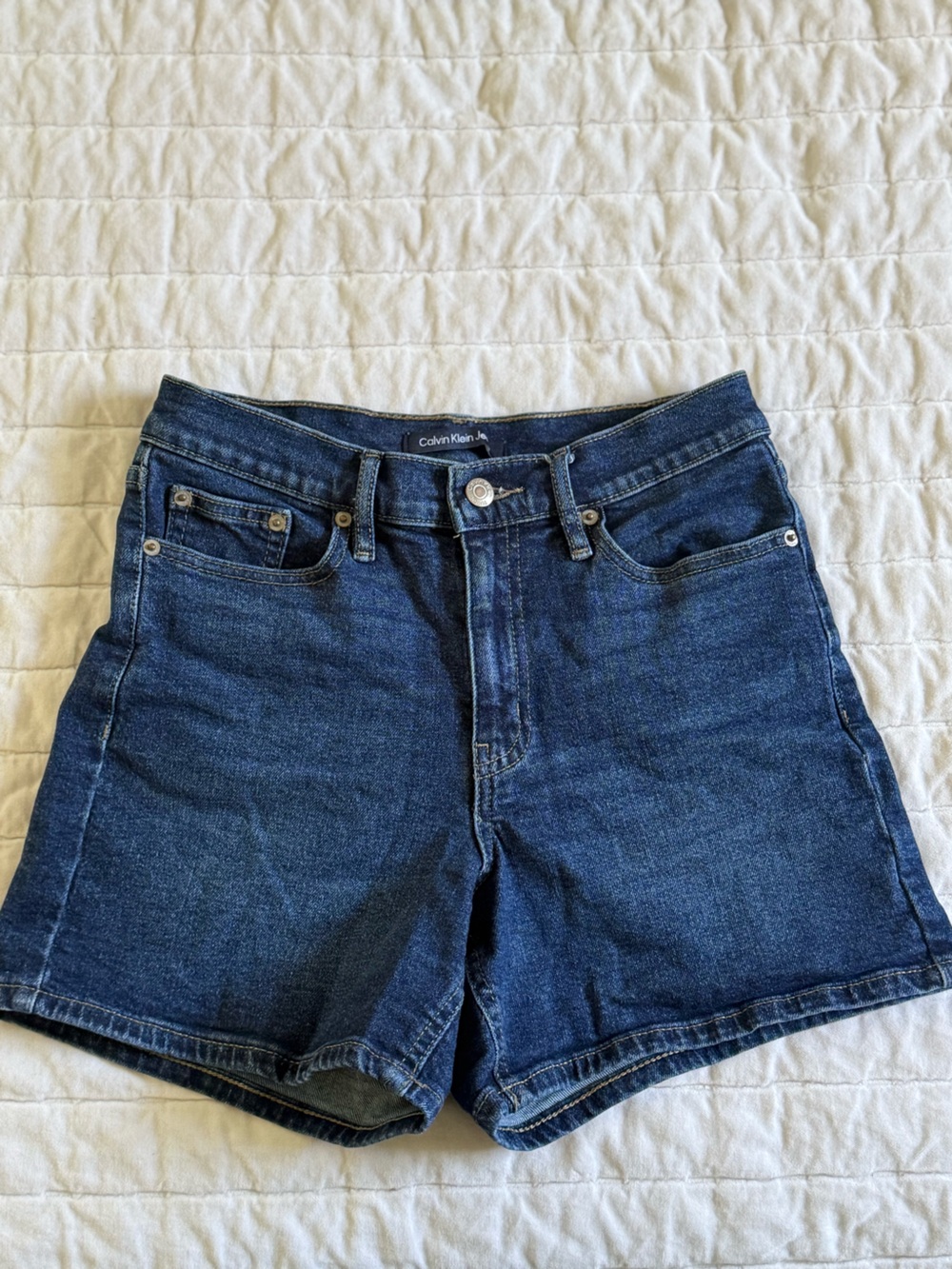 Calvin Klein Jeans Dark Wash Denim Shorts Size 4